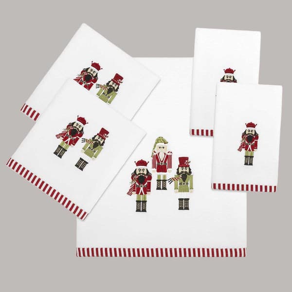 Avanti Peppermint Nutcracker Bath Collection
