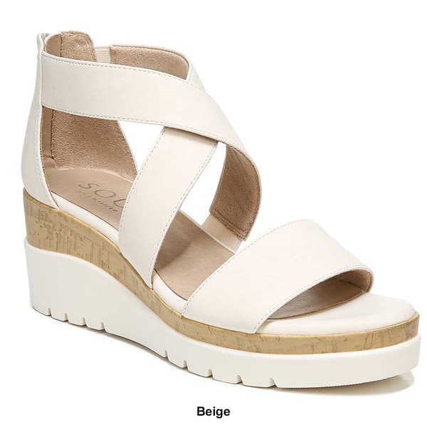 Womens SOUL Naturalizer Goodtimes Platform Wedge Sandals