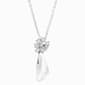 Athra Silver Plated & Clear Crystal Pendant Necklace - image 1