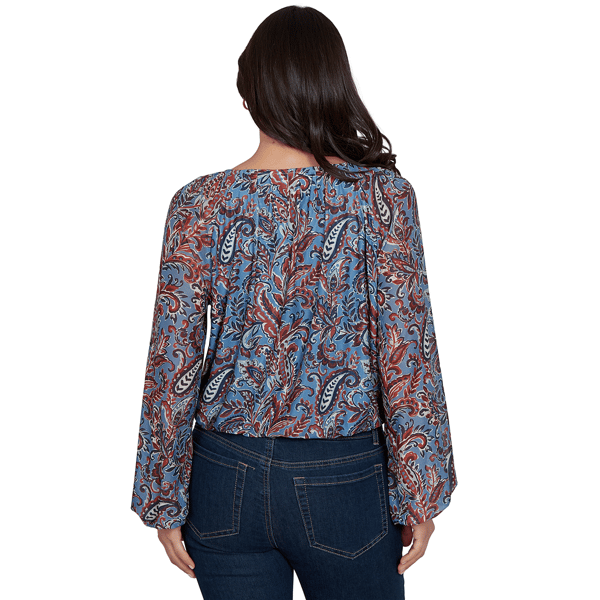 Petite Skye’s the Limit Urban Heirloom Paisley Blouse