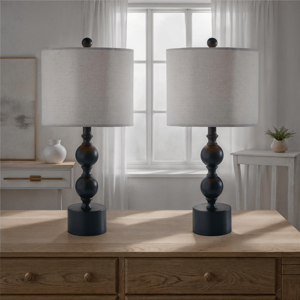 Simplee Adesso Julius 2pc. Table Lamp Set