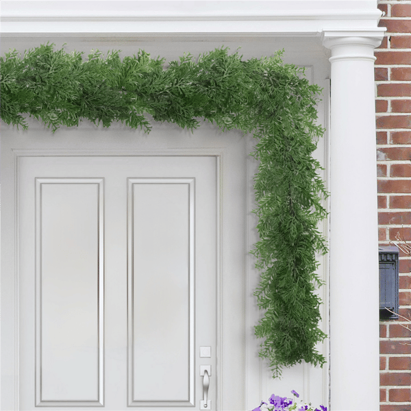Puleo International 9ft. Christmas Garland with Soft Branch Tips