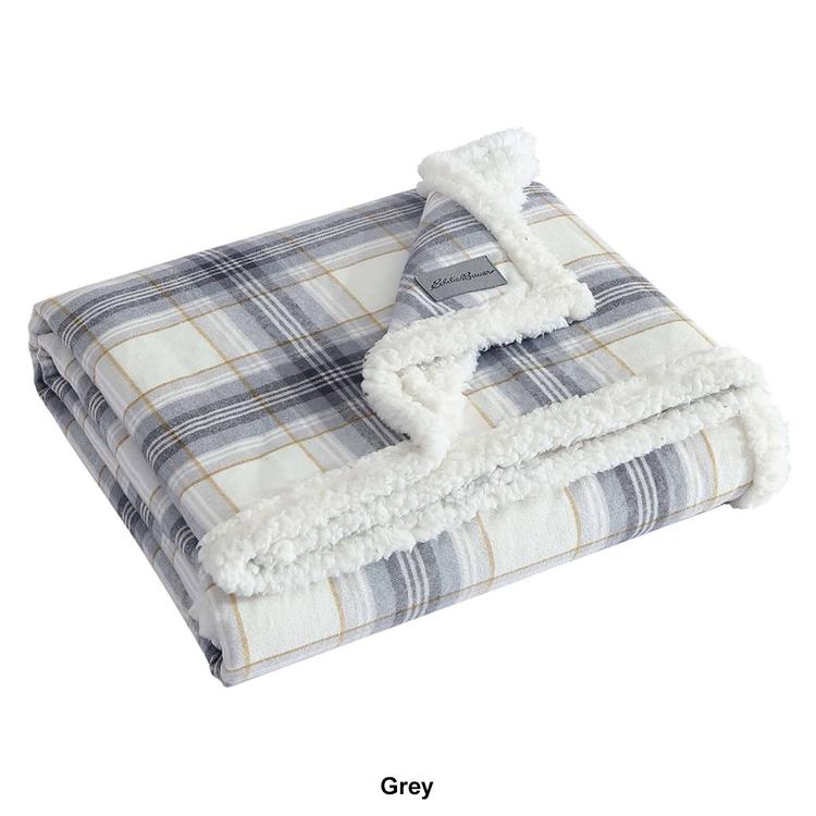 Eddie Bauer Edgewood Plaid Cotton Throw