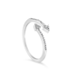 Haus of Brilliance 1/5ctw. Diamond Double Arrowhead Open Ring - image 4
