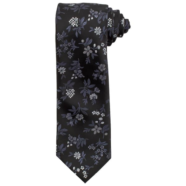 Mens John Henry Medium Rose Floral Tie - image 