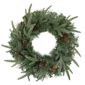 Northlight 24in. LED Mixed Pine & Pine Cone Christmas Wreath - image 1