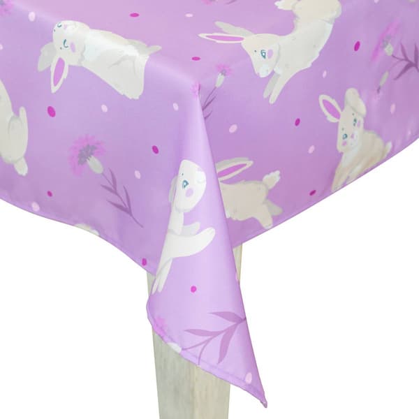Northlight Seasonal Easter Bunny Rectangular Tablecloth
