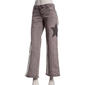 Juniors No Comment Star Studded Mid Rise Wide Leg Jeans - image 2