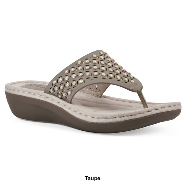 Womens Cliffs by White Mountain Camila Thong Sandals