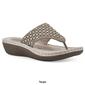 Womens Cliffs by White Mountain Camila Thong Sandals - image 8