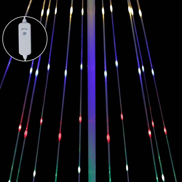 Alpine 4ft. Multicolor LED Christmas Tree Tower