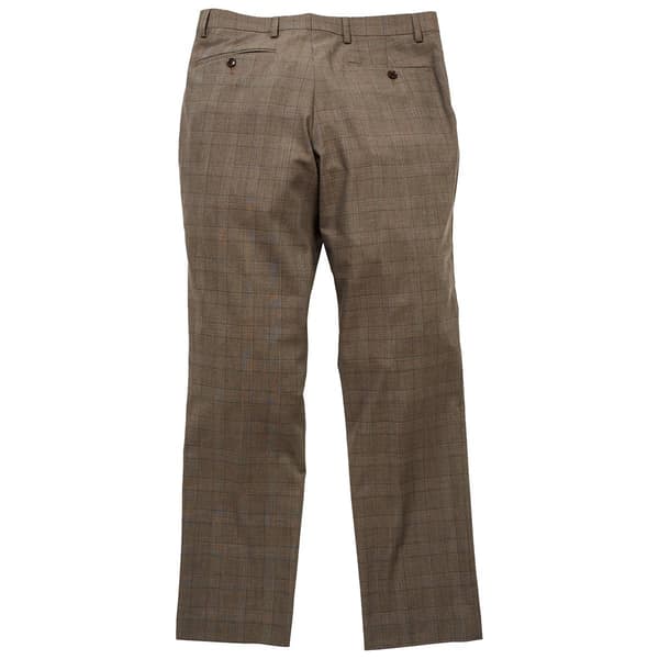 Mens Tommy Hilfiger Suit Separate Glenn Plaid Pants - Brown