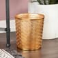 9th & Pike® Glam Round Metal Waste Basket - image 3