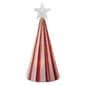 K&K Interiors Striped LED Tree with Star Top - image 1