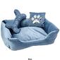 Comfortable Pet Velvet Square Pet Bed Set - image 2