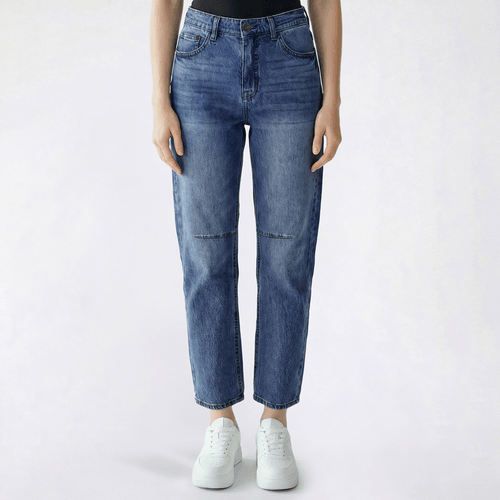 Juniors Wallflower Fearless Curvy Barrel Jeans