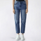 Juniors Wallflower Fearless Curvy Barrel Jeans - image 1