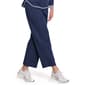 Womens Multiples Pull On Elastic Waist Reversible Ankle Pants - image 1