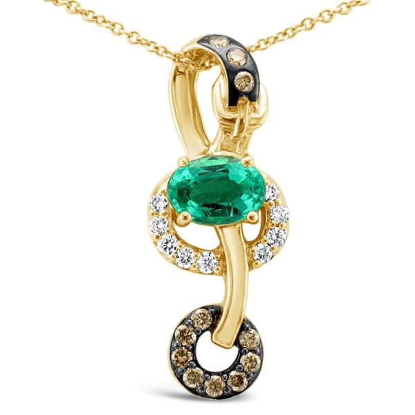 Le Vian Chocolatier® Costa Smeralda Emeralds™ Diamond Pendant