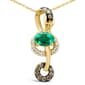 Le Vian Chocolatier® Costa Smeralda Emeralds™ Diamond Pendant - image 2