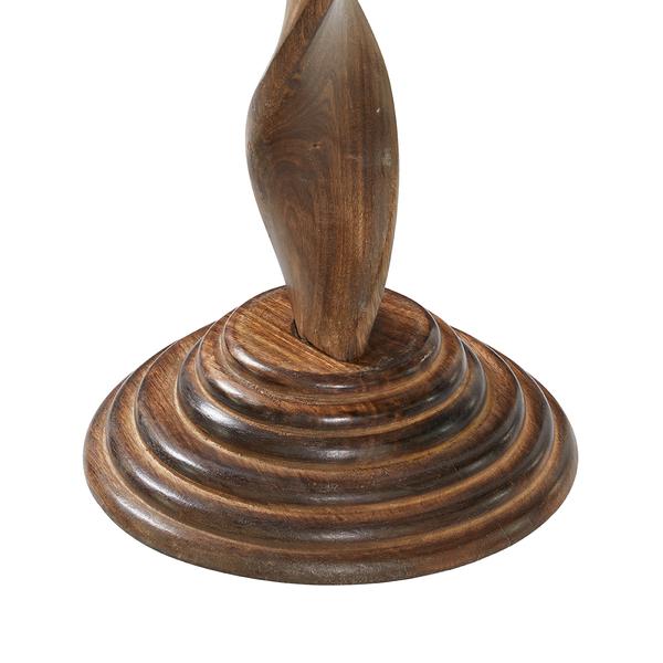 9th & Pike® Round Wood Carved Accent Table