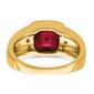 Mens Gentlemen&#8217;s Classics&#8482; 14kt. Gold 5ctw. Created Ruby Ring - image 5