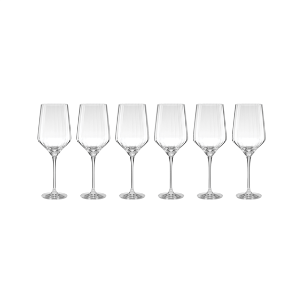 Lenox® Tuscany Classics Angled Optic Wine Glasses - Set of 6
