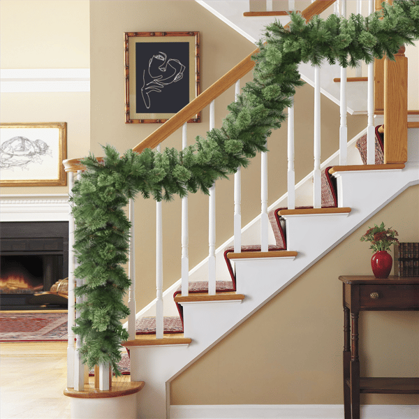 Puleo International 20ft. Teton Pine Christmas Garland