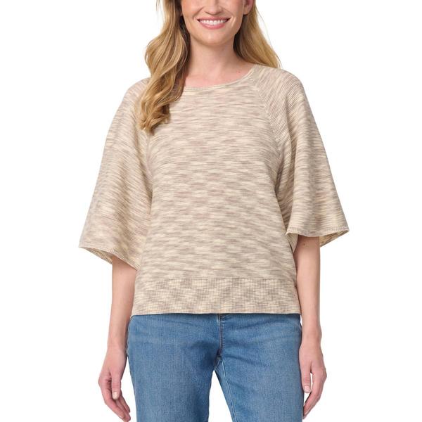 Womens Gloria Vanderbilt Amora Batwing Space Dye Sweater - image 