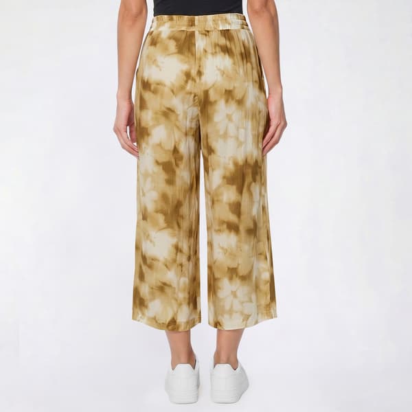 Womens Preswick & Moore® Blurred Floral Gauze Cropped Palazzo
