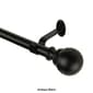 Elrene Cordelia Single Curtain Rod w/ Globe Ball Finial - image 6