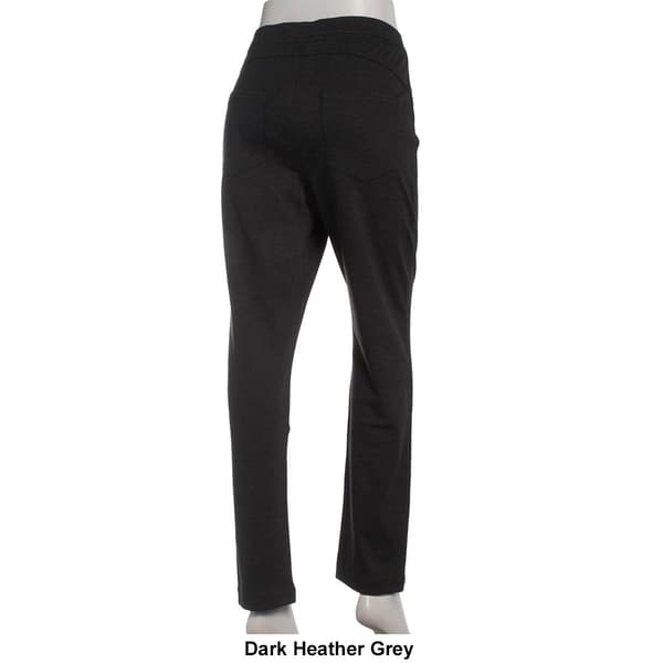 Womens da-sh Faux Pocket Pull Ponte Pants