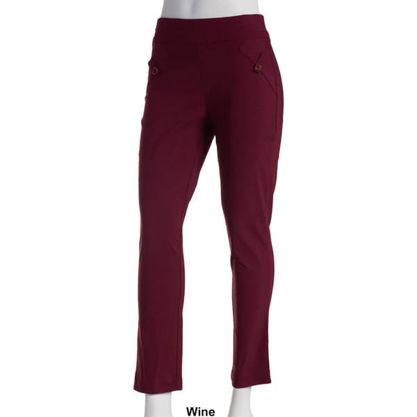 Juniors Joe B. Solid Millennium Ankle Pants with Tab Pockets