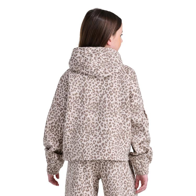 Girls (7-16) adidas® Long Sleeve Oversized Leopard Hoodie