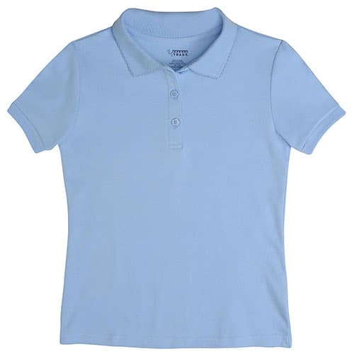 Girls (7-14) Short Sleeve Polo - image 