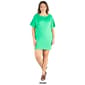 Plus Size 24/7 Comfort Apparel Short Sleeve Loose Fit Shift Dress - image 4