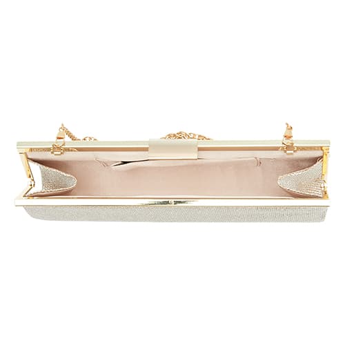 Sasha Shimmer Kisslock Clutch Evening Bag