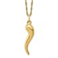Gold Classics(tm) 10kt. Italian Horn Pendant & Gold Filled Chain - image 1