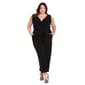 Plus Size R&M Richards Solid Tie Waist Jumpsuit - image 1