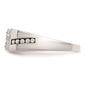 Mens Pure Fire 14kt. White Gold Lab Grown Diamond Cross Ring - image 3