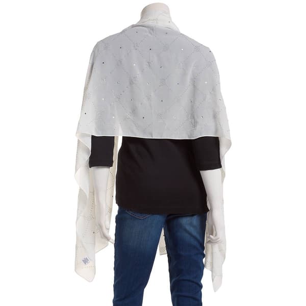 Womens Jessica McClintock Box Pattern Wrap