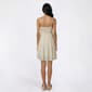 Juniors No Comment Crochet Bodice Smock Back Tier Skater Dress - image 3