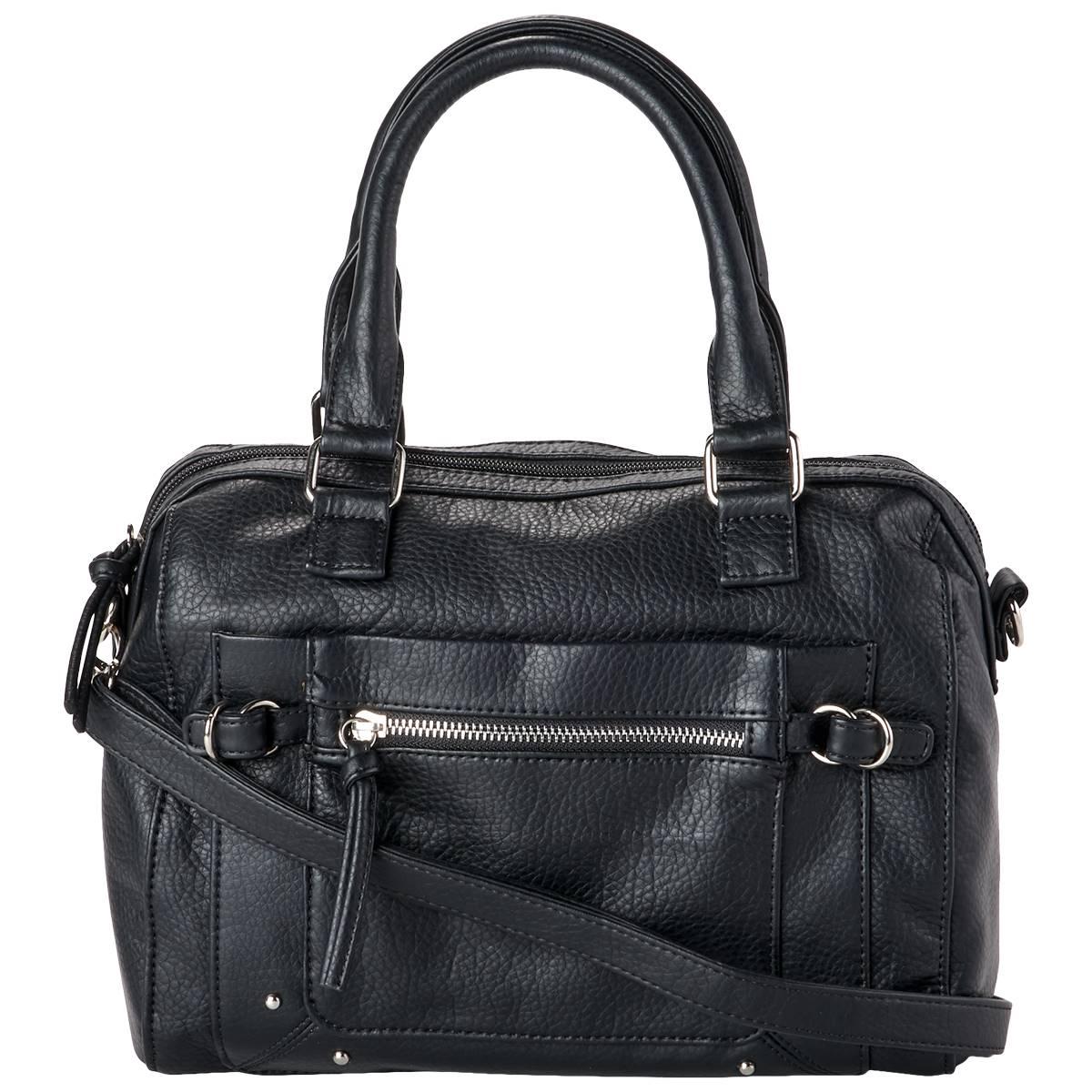 Bueno Grainy Wash Double Ring Satchel
