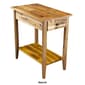 Casual Contemporary Living 2-Tier Acacia End Table with Drawer - image 6