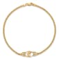 14kt. Gold Polished Dolphin Anklet - image 3