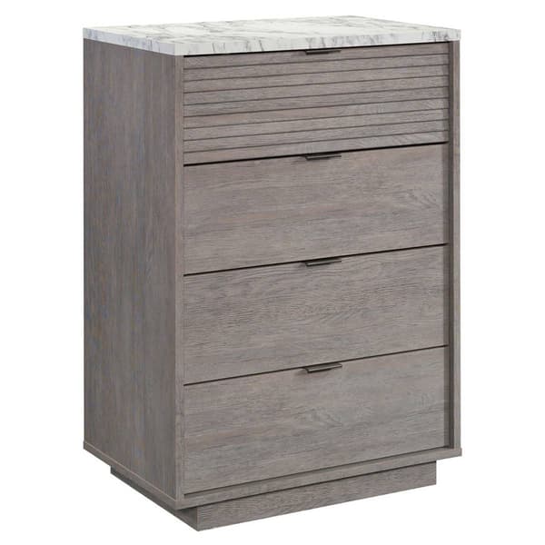 Sauder East Rock Contemporary 4-Drawer Bedroom Chest