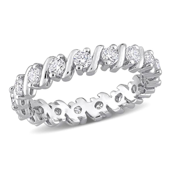 Gemstone Classics(tm) 1kt. Dew Moissanite Eternity Band