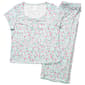 Petite Jessica Simpson Short Sleeve Willow Capri Pajama Set - image 2