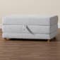 Baxton Studio Sabriel Modern Fabric Convertible Sleeper Ottoman - image 10