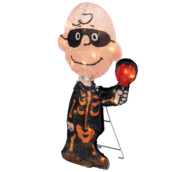 Northlight LED Charlie Brown Bones Halloween Yard Decoration